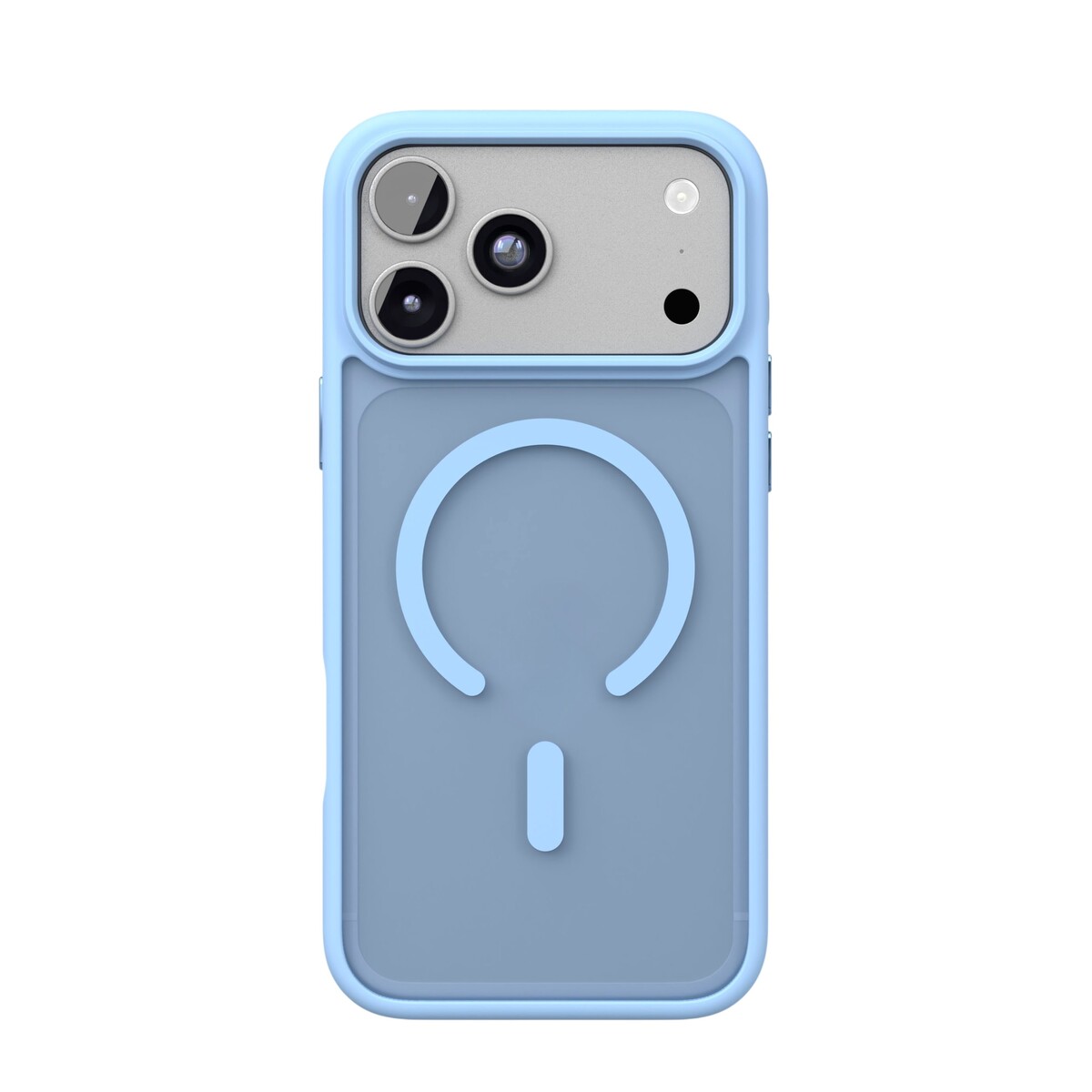 Чехол-накладка VLP Lite Bloom Case with MagSafe для Apple iPhone 18 Pro Max, голубой
