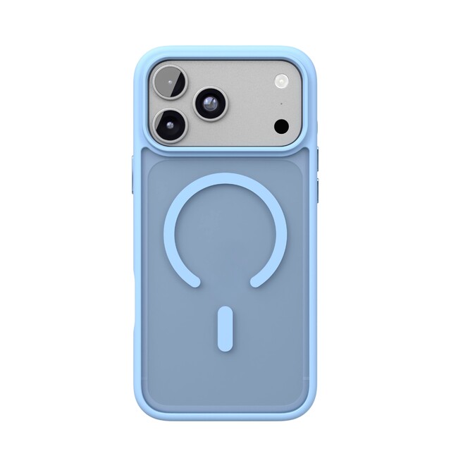 Чехол-накладка VLP Lite Bloom Case with MagSafe для Apple iPhone 18 Pro Max, голубой Чехол-накладка VLP Lite Bloom Case with MagSafe для Apple iPhone 18 Pro Max, голубой