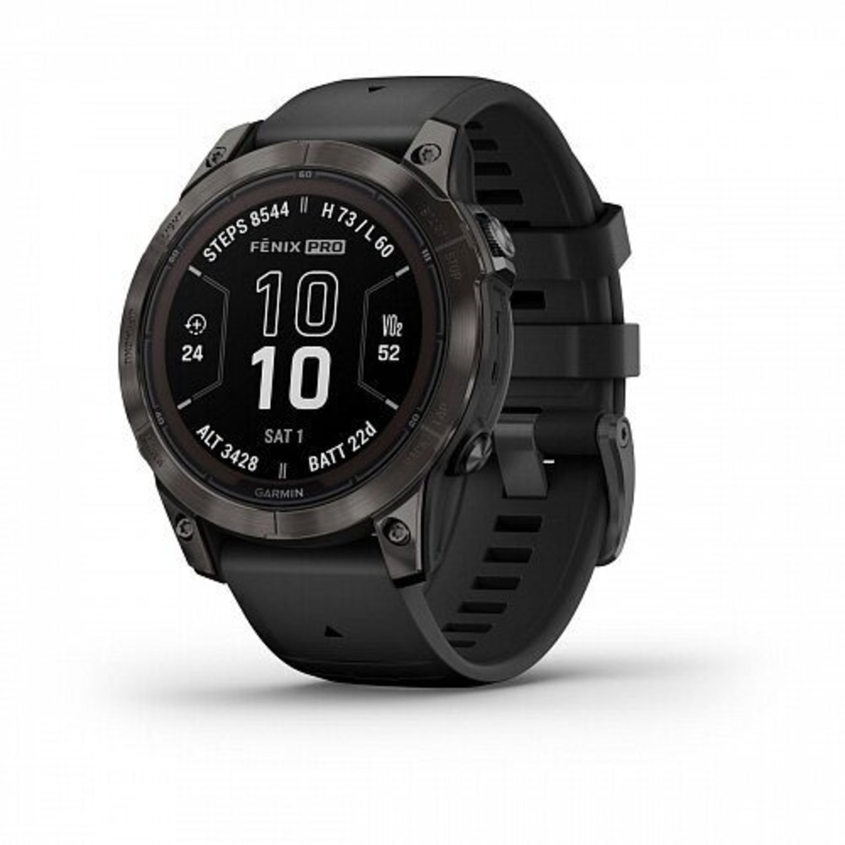 Умные часы Garmin Fenix 7 Pro Sapphire Solar (Цвет: Carbon Gray)