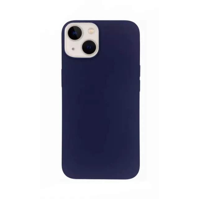Чехол-накладка Devia Nature Silicone Case для iPhone 13 (Цвет: Navy Blue)