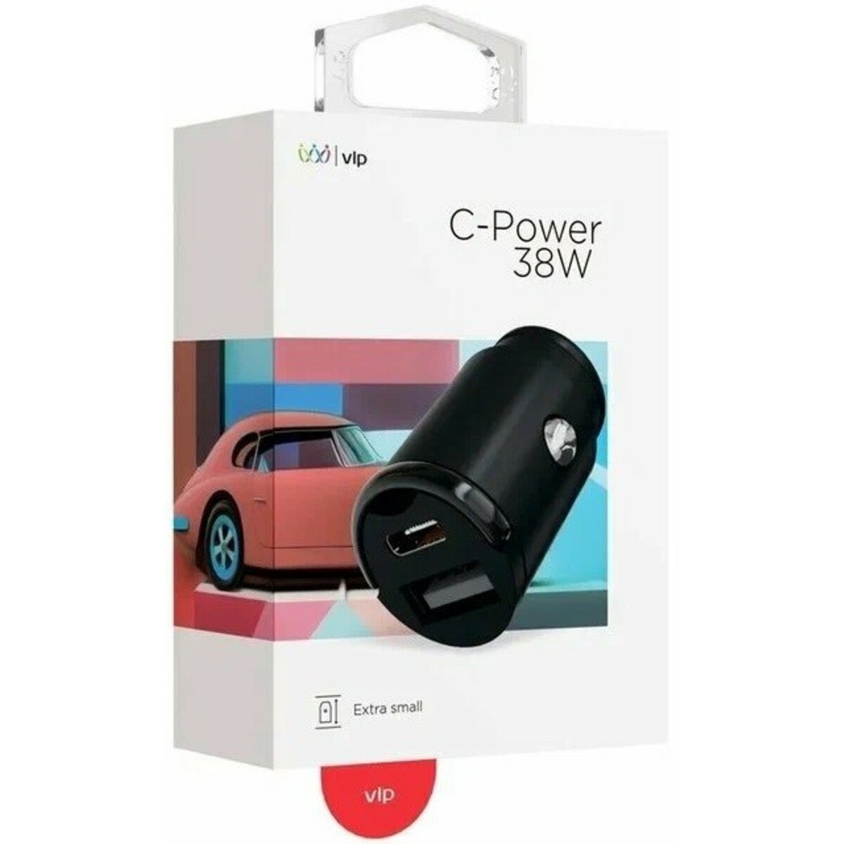 АЗУ VLP C-Power 38W USB-A / USB-C, черный