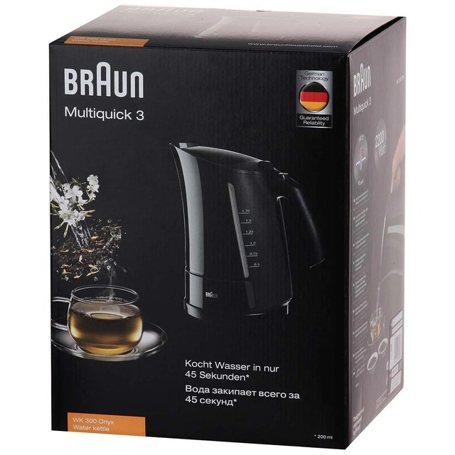 Чайник Braun WK300BK, черный