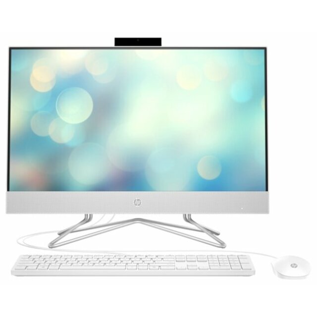 Моноблок HP 24-df0013ur 23.8 Full HD Ath 3050U (2.3) / 4Gb / SSD128Gb / RGr / CR / Free DOS 3.0 / GbitEth / WiFi / BT / 65W / клавиатура / мышь / Cam / белый 1920x1080