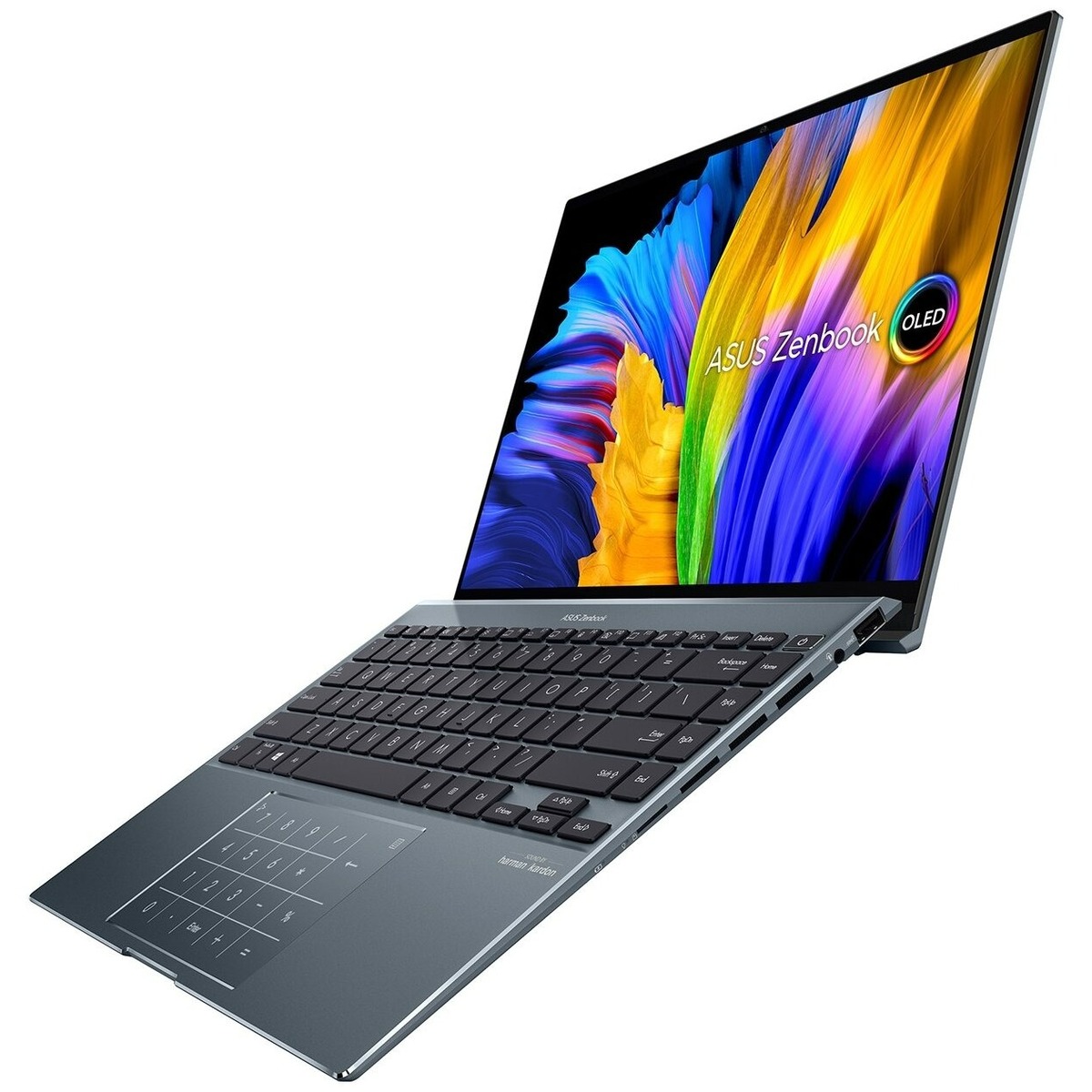 Ноутбук ASUS Zenbook 14X OLED UX5401ZA-KN178X (Intel Core i5 12500H  /  16Gb  /  SSD512Gb  /  Intel Iris Xe Graphics  /  Windows 11 Pro  /  Grey)