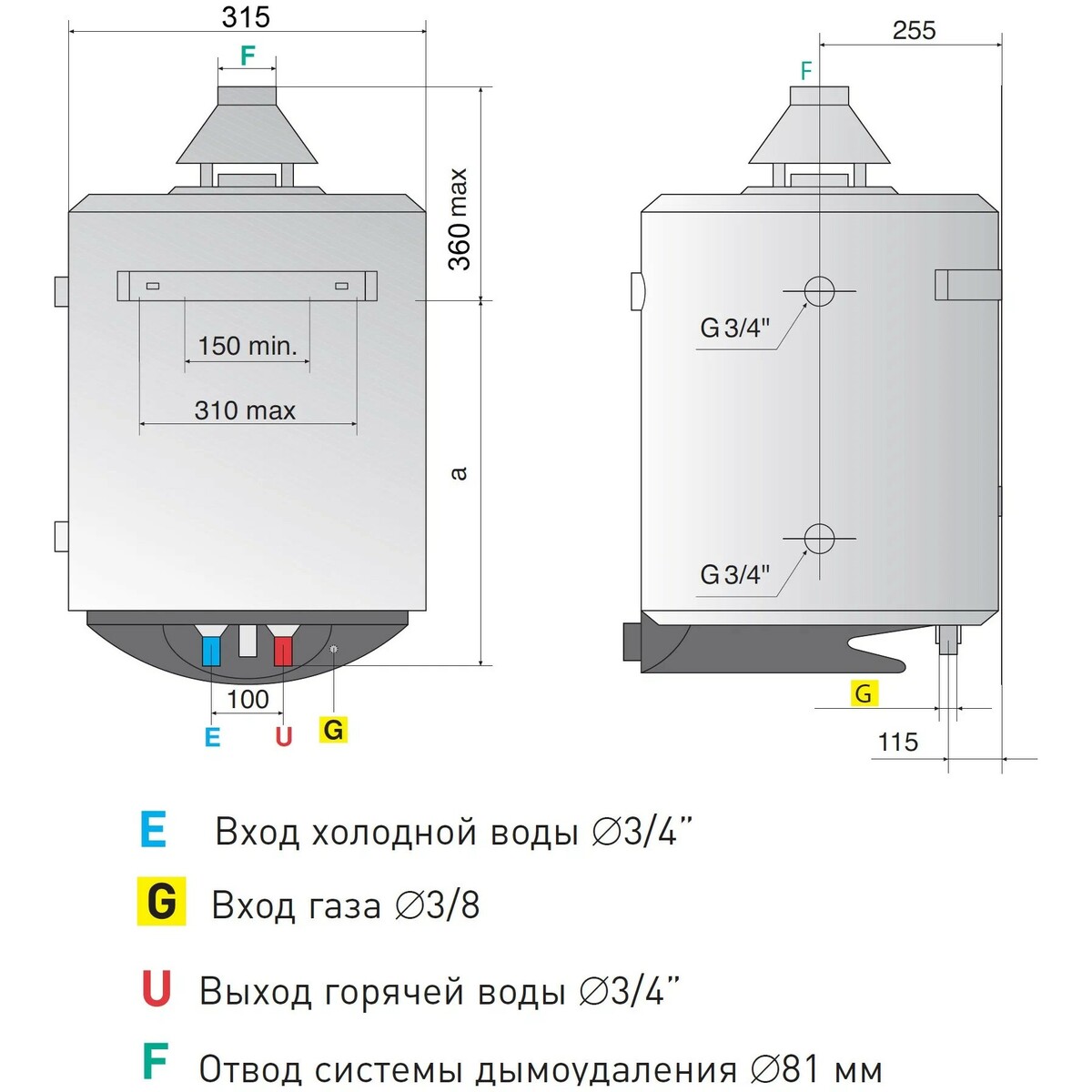 Водонагреватель Ariston S/SGA 50 R, белый