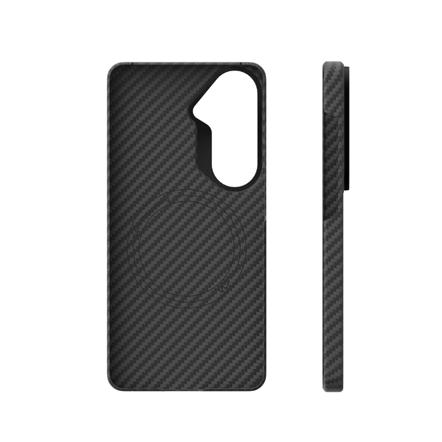 Чехол-накладка VLP Kevlar Сase MagSafe для Samsung S26 (Цвет:Black) Чехол-накладка VLP Kevlar Сase MagSafe для Samsung S26 (Цвет:Black)