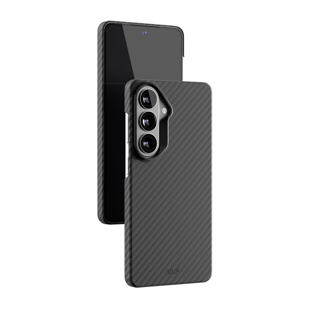 Чехол-накладка VLP Kevlar Сase MagSafe для Samsung S26 (Цвет:Black)