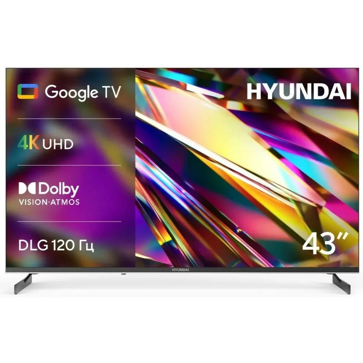 Телевизор Hyundai 43" H-LED43BU7011, черный