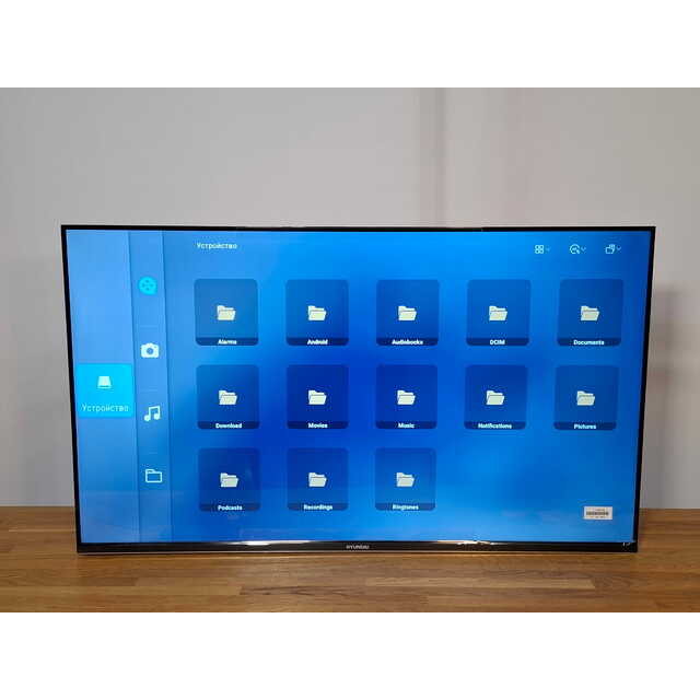 Телевизор Hyundai 43" H-LED43BU7011, черный