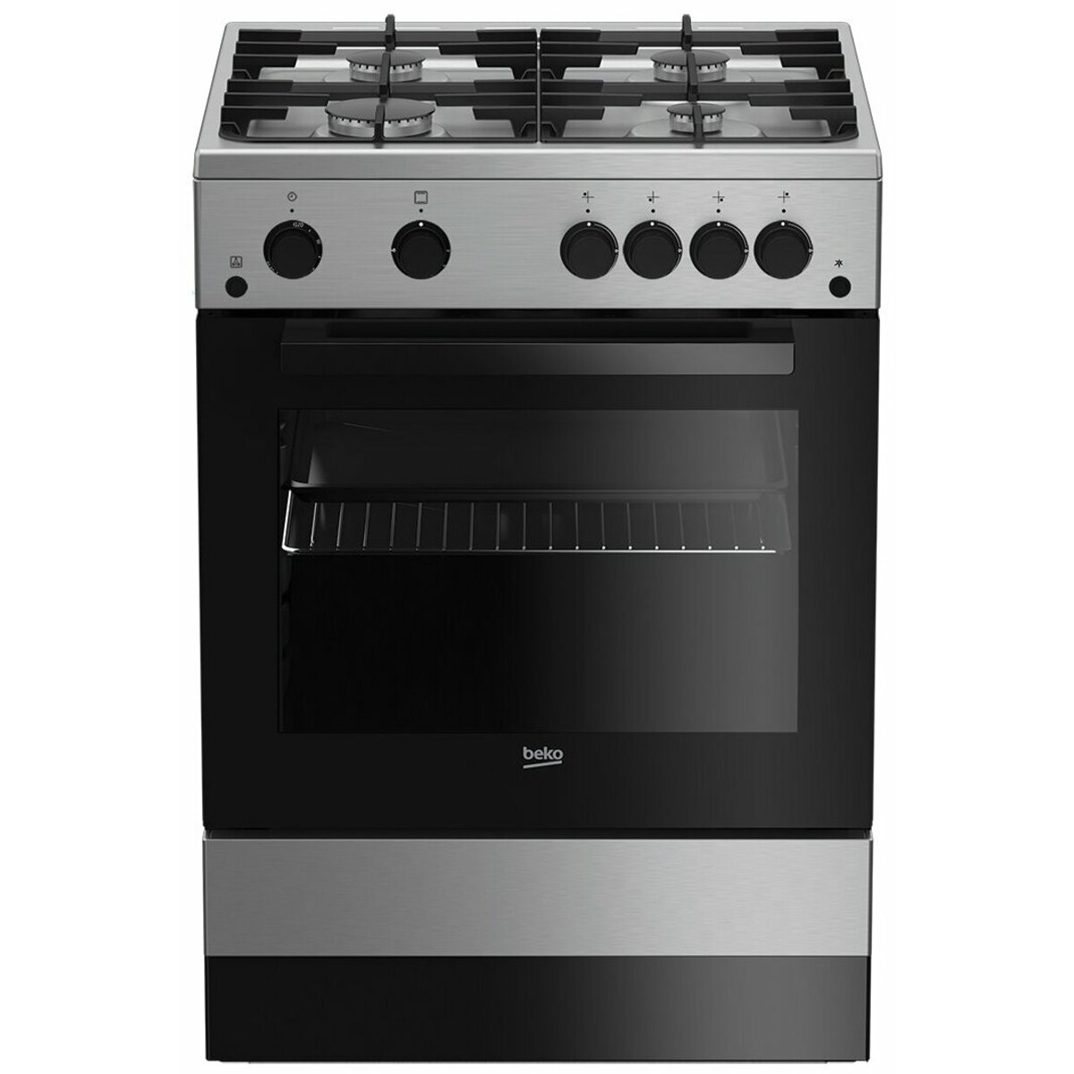 Газовая плита BEKO FSGT62130DXO (Цвет: Silver)