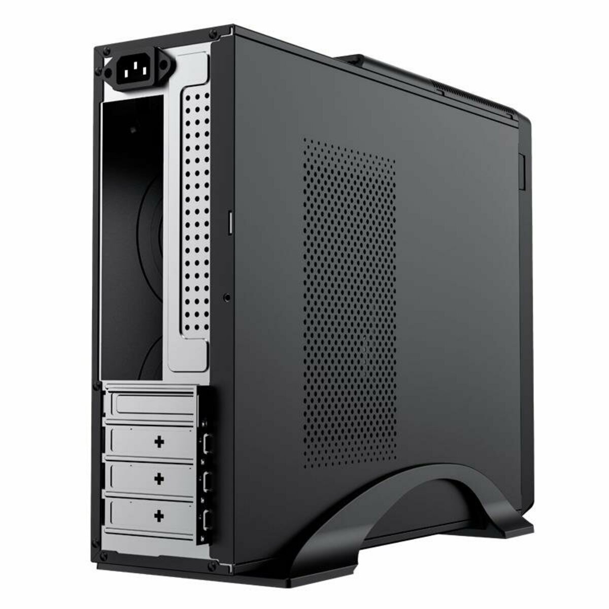 Корпус DESKTOP SLIM 80+ BRONZE ST616BK / 6151106 POWERMAN