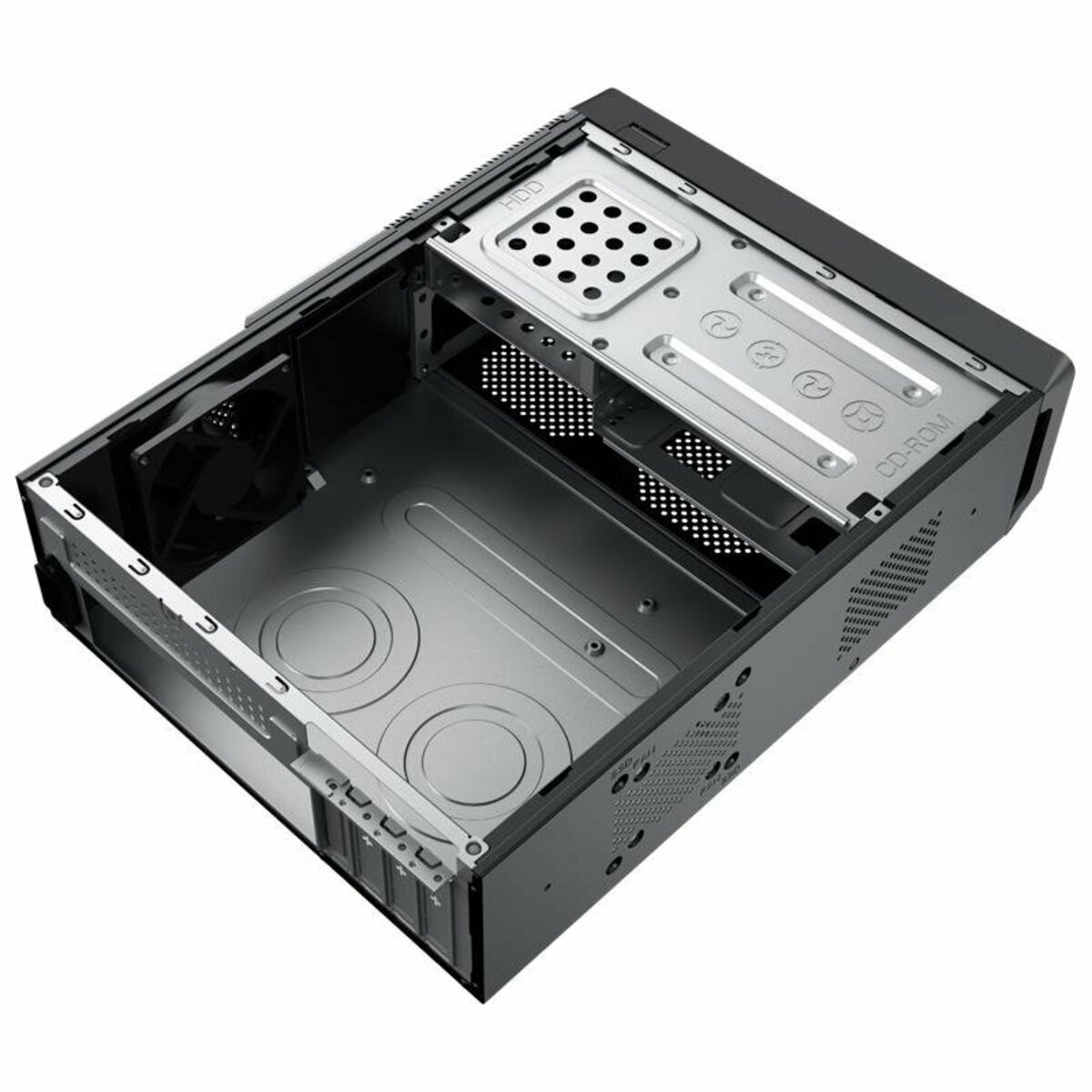 Корпус DESKTOP SLIM 80+ BRONZE ST616BK / 6151106 POWERMAN