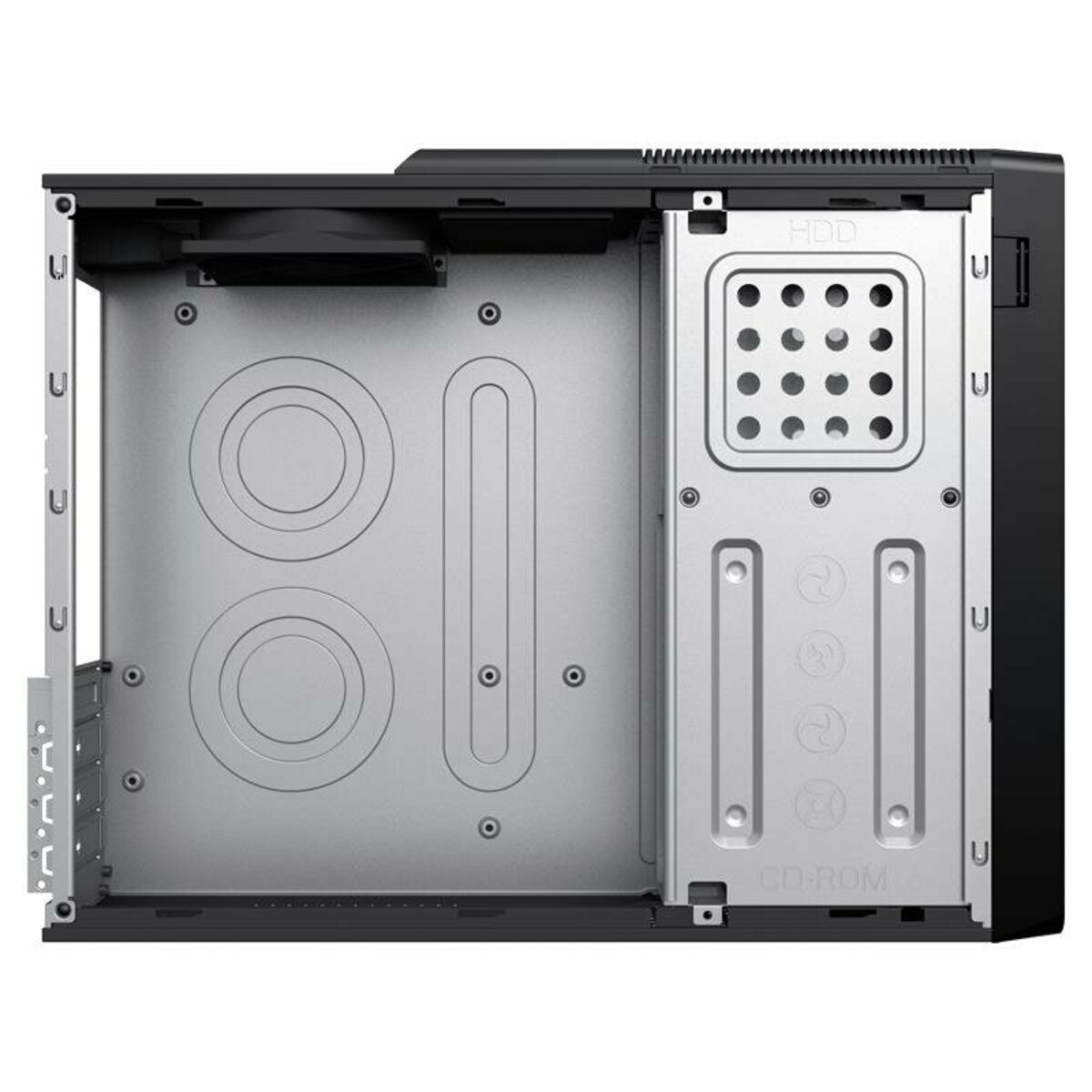 Корпус DESKTOP SLIM 80+ BRONZE ST616BK / 6151106 POWERMAN