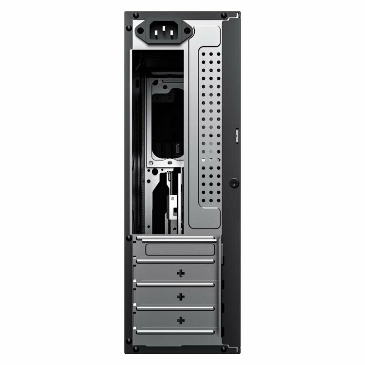 Корпус DESKTOP SLIM 80+ BRONZE ST616BK / 6151106 POWERMAN