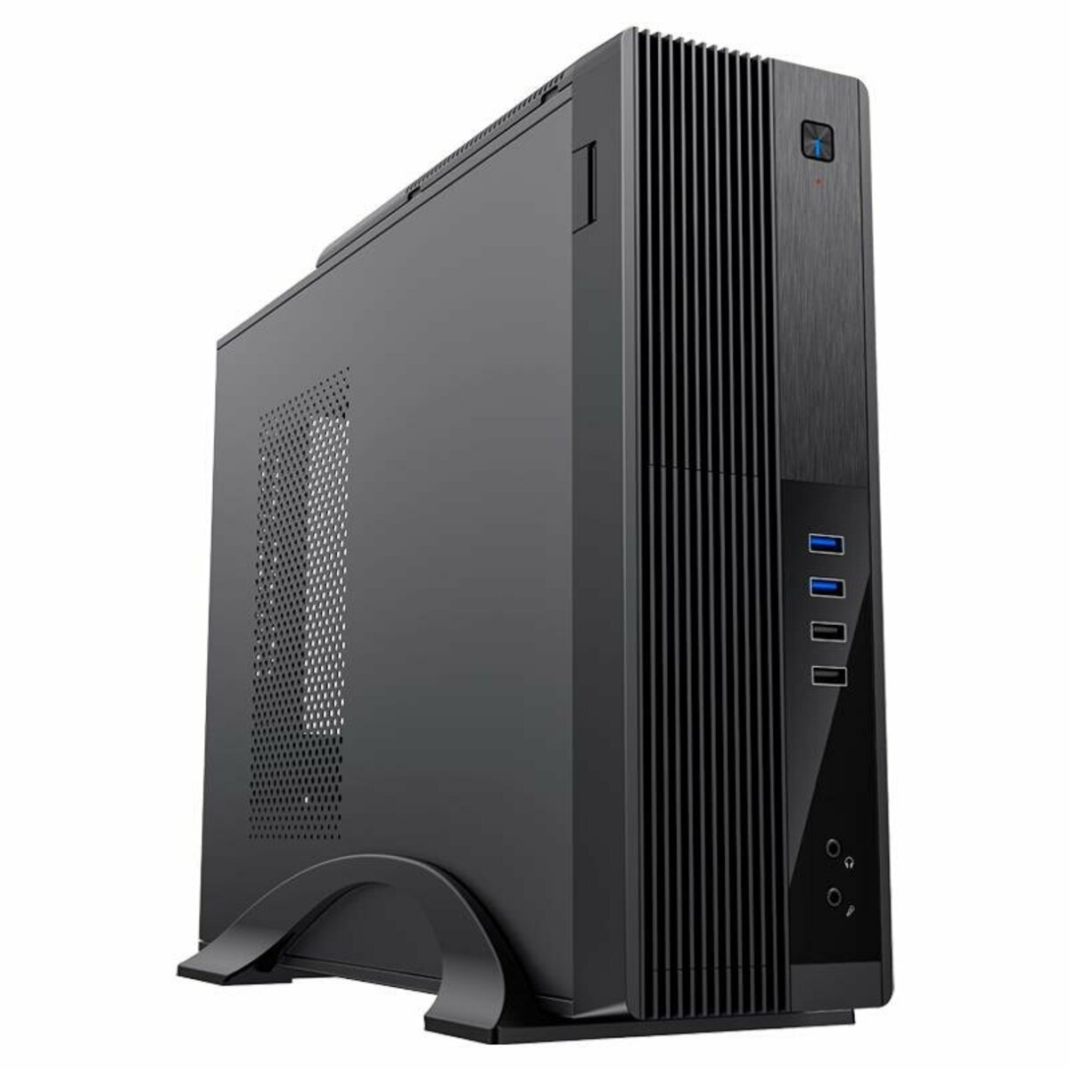 Корпус DESKTOP SLIM 80+ BRONZE ST616BK / 6151106 POWERMAN