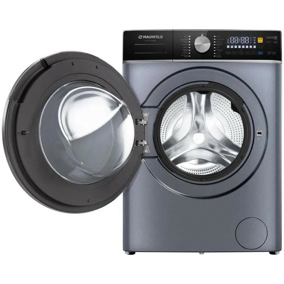 Стиральная машина Maunfeld MFWD14106SB03 (Цвет: Dark Inox)