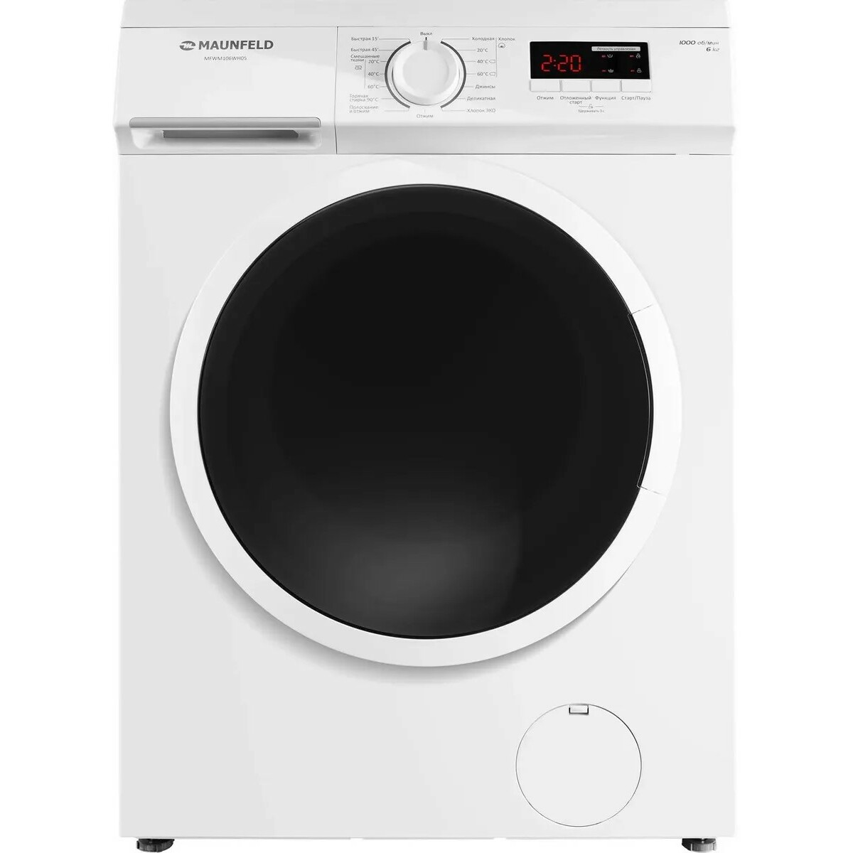 Стиральная машина Maunfeld MFWM106WH05, белый