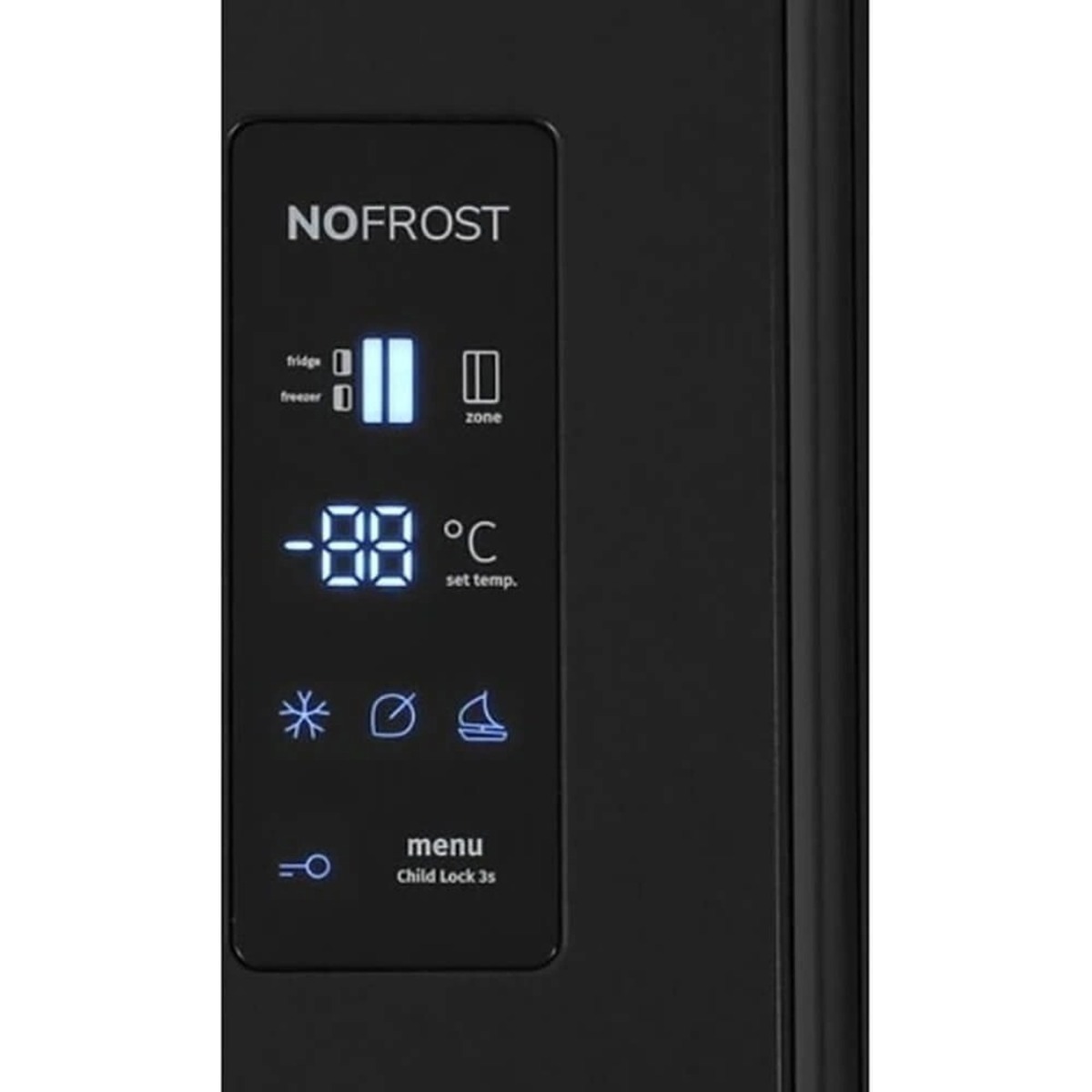 Холодильник Gorenje NRS918EMB, черный