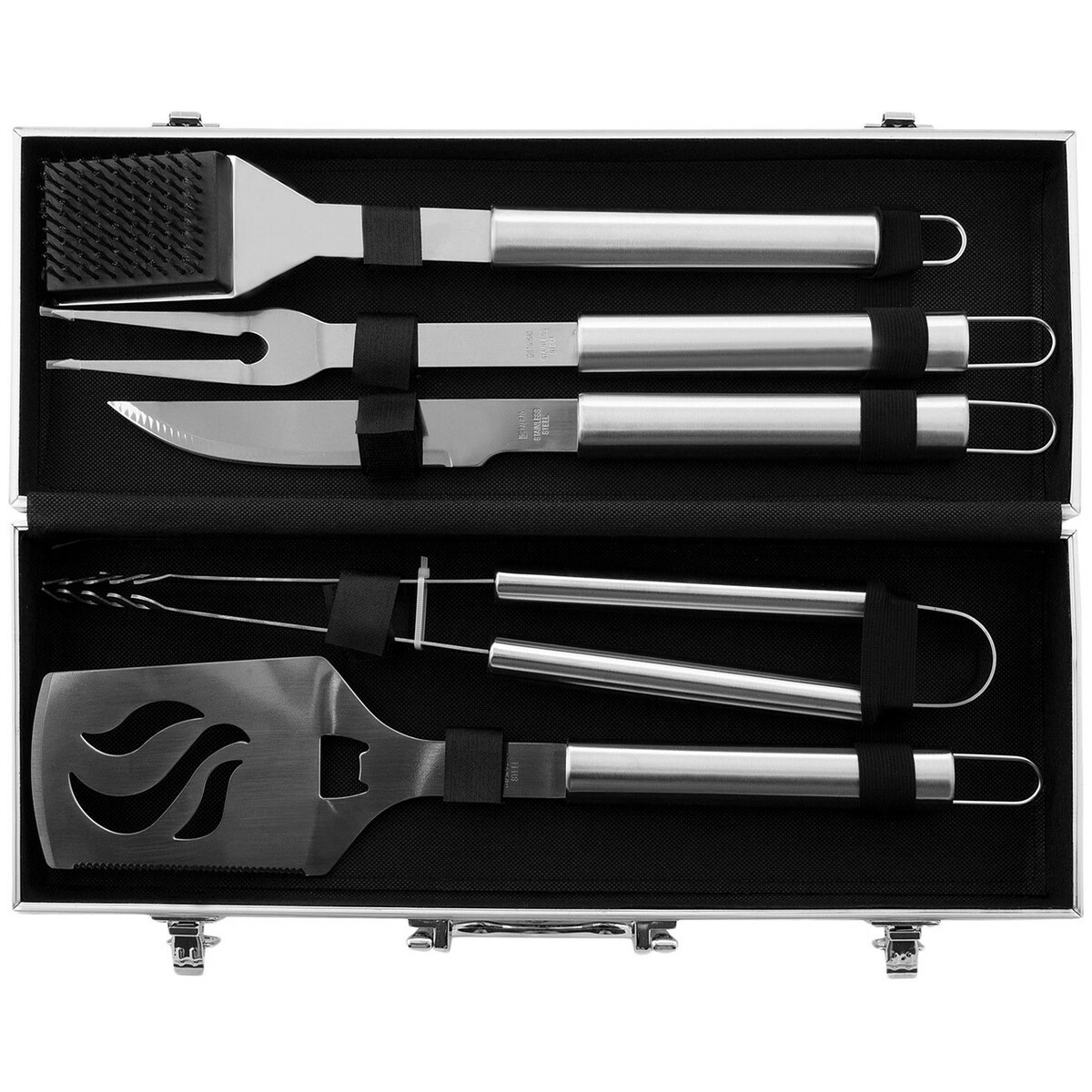 Набор приборов для барбекю PALISAD Camping 5 шт (Цвет: Inox)