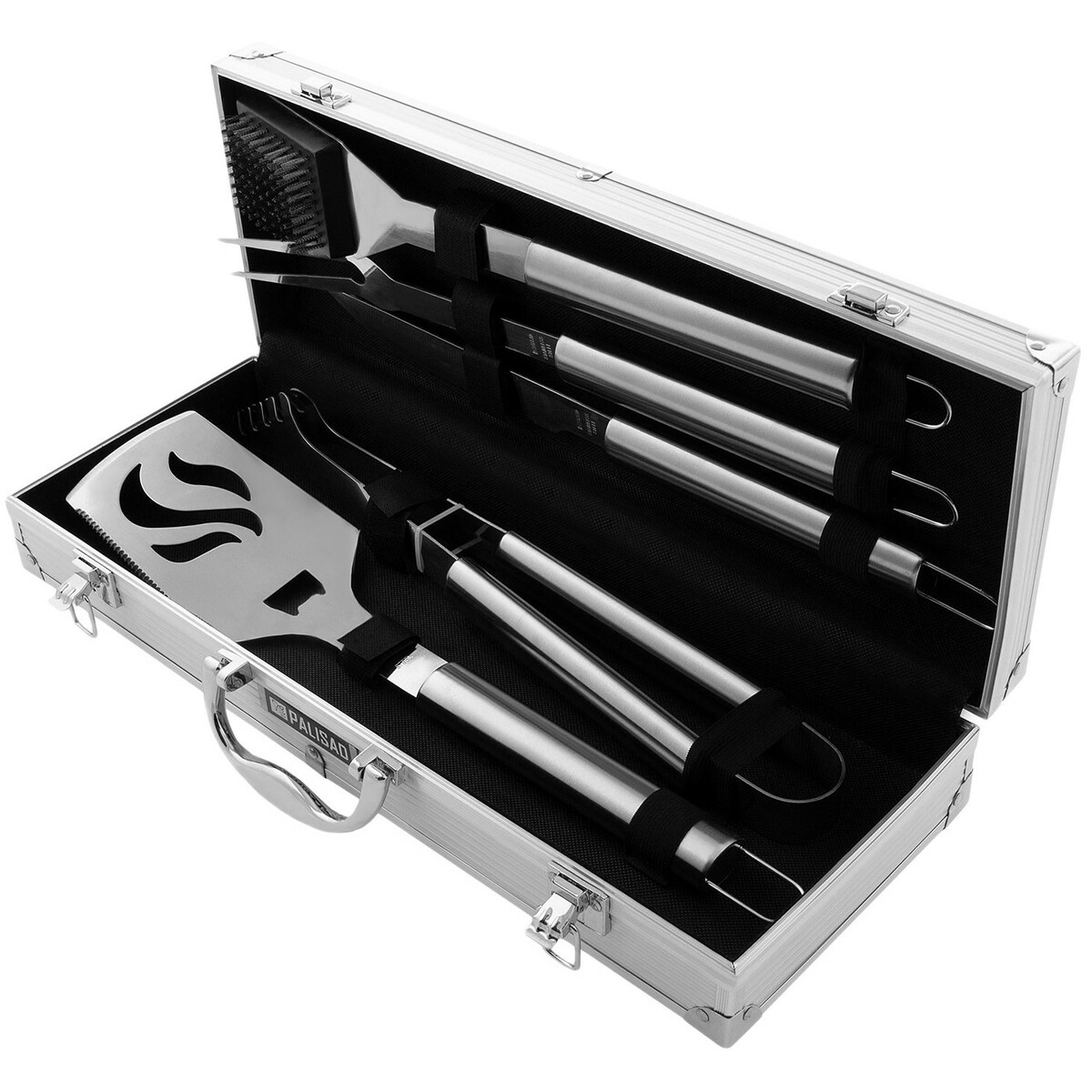 Набор приборов для барбекю PALISAD Camping 5 шт (Цвет: Inox)