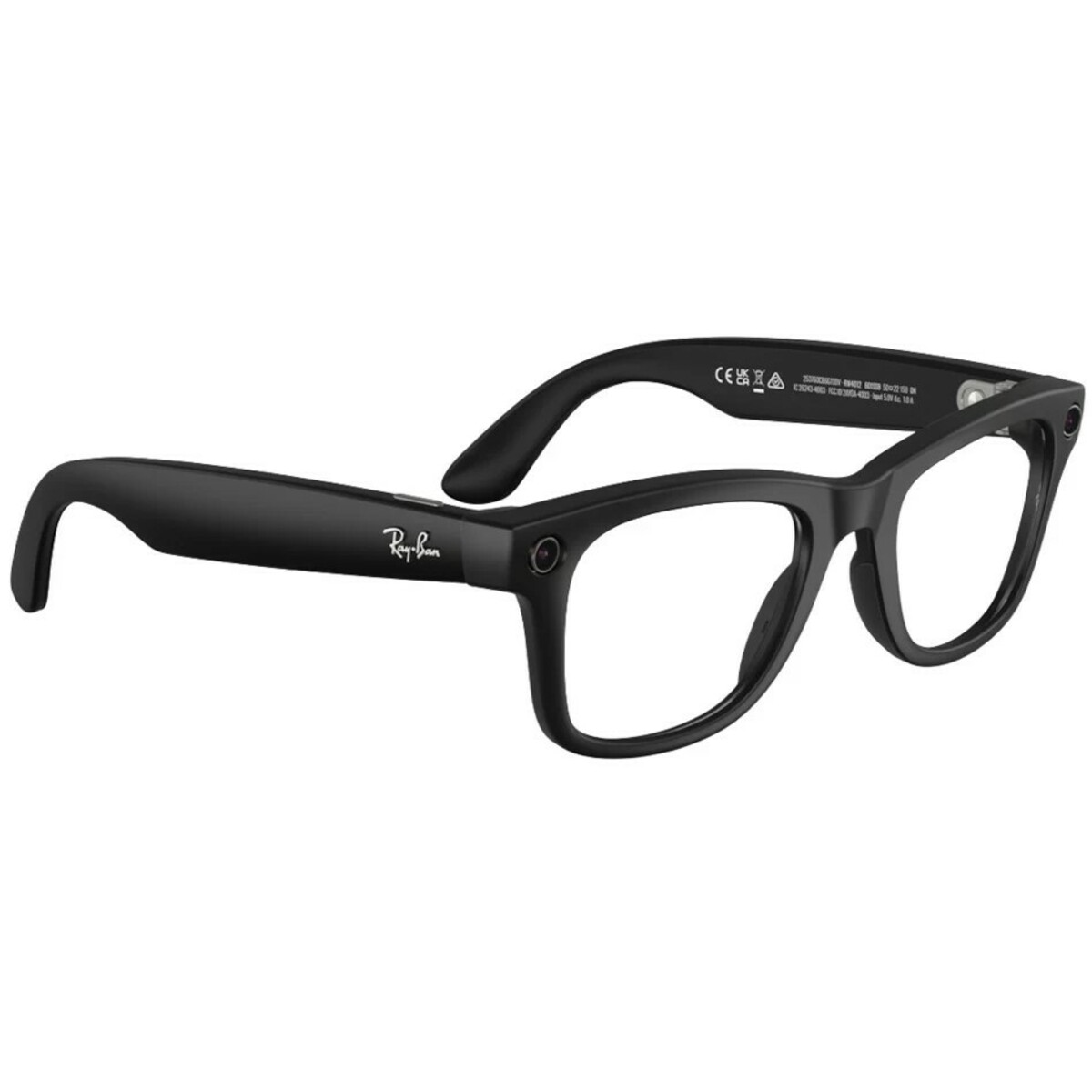 Умные очки Ray-Ban Meta Wayfarer RW4012 (Gen2) (Цвет: Matte Black / Clear)