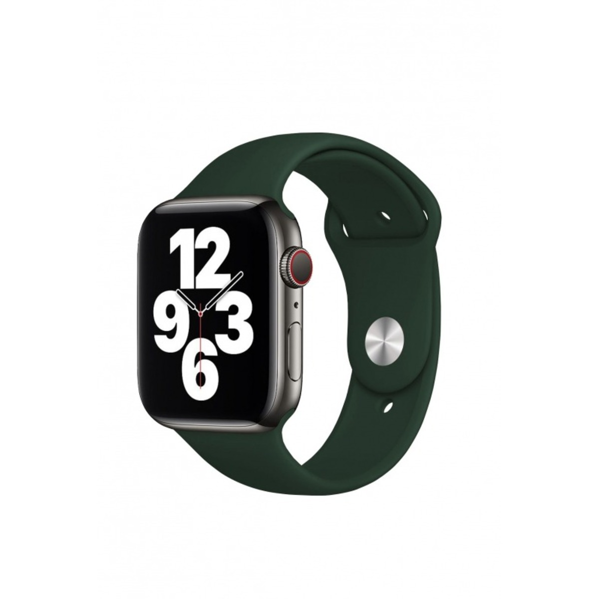 Ремешок силиконовый VLP Silicone Band Soft Touch для Apple Watch 42/44 mm (Цвет: Dark Green)