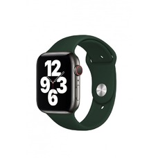 Ремешок силиконовый VLP Silicone Band Soft Touch для Apple Watch 42 / 44 mm (Цвет: Dark Green)