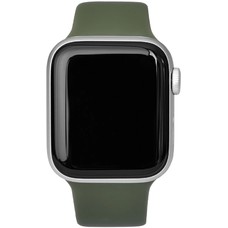 Ремешок силиконовый VLP Silicone Band Soft Touch для Apple Watch 42 / 44 mm (Цвет: Dark Green)