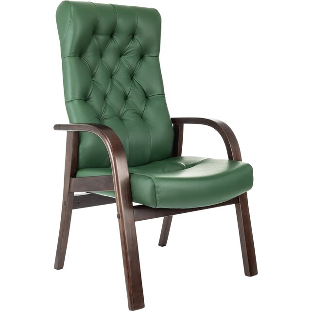 Кресло Бюрократ T-9928WALNUT-CF (Цвет: Green)