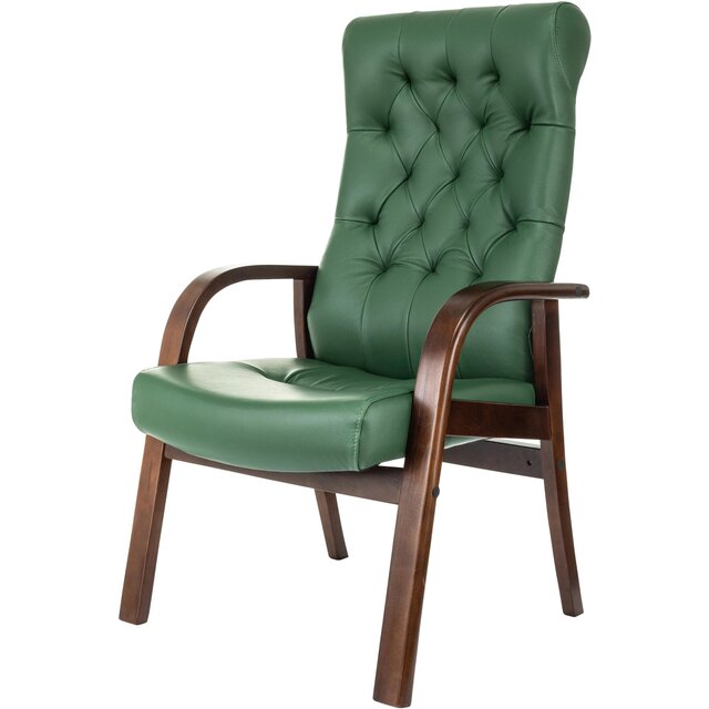 Кресло Бюрократ T-9928WALNUT-CF (Цвет: Green)