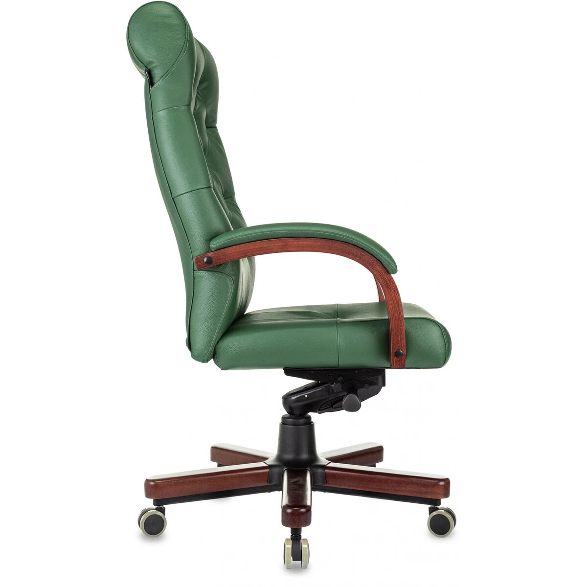 Кресло руководителя Бюрократ T-9928Walnut (Цвет: Green)