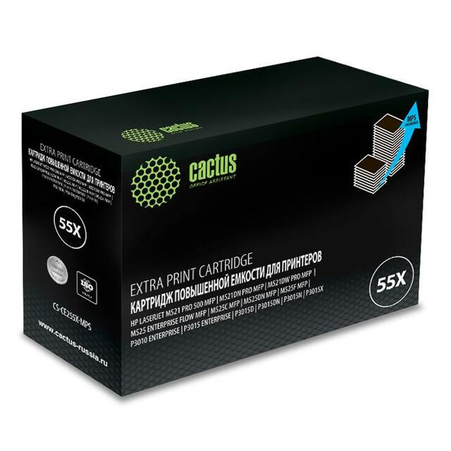 Картридж Cactus CS-CE255X-MPS (Цвет: Black)