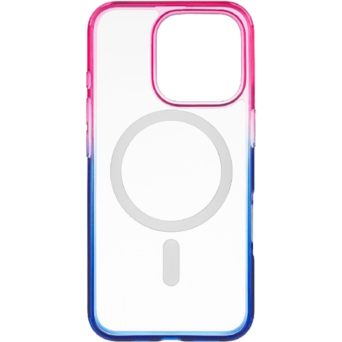 Чехол-накладка uBear Fusion Mag Case для смартфона Apple iPhone 16 Pro (Цвет: Blue / Pink)