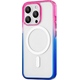 Чехол-накладка uBear Fusion Mag Case для смартфона Apple iPhone 16 Pro (Цвет: Blue/Pink)