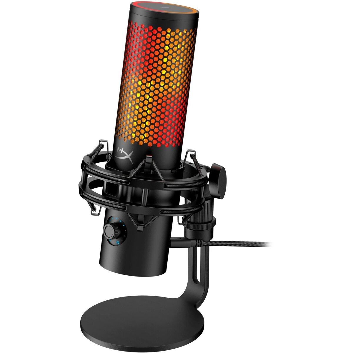 Микрофон проводной HyperX QuadCast 2 S, черный