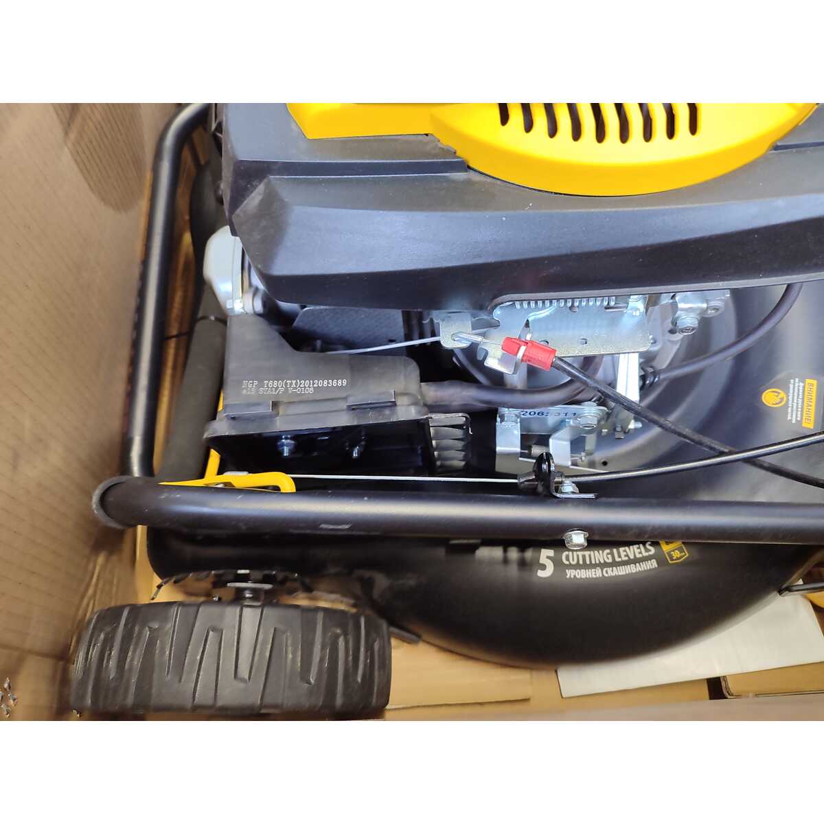 Газонокосилка роторная Denzel GLD-560 (Цвет: Yellow / Black)