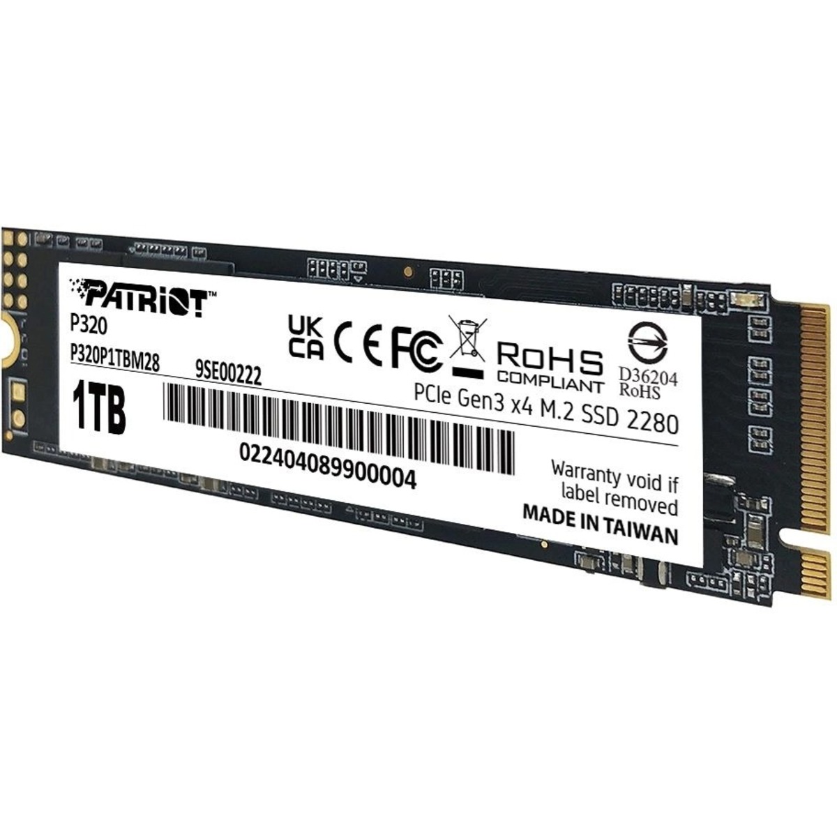 Накопитель SSD Patriot PCIe 3.0 x4 1TB P320P1TBM28