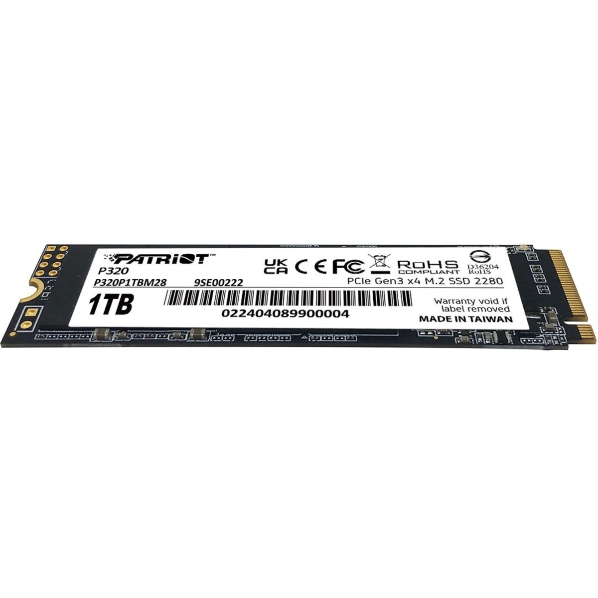 Накопитель SSD Patriot PCIe 3.0 x4 1TB P320P1TBM28