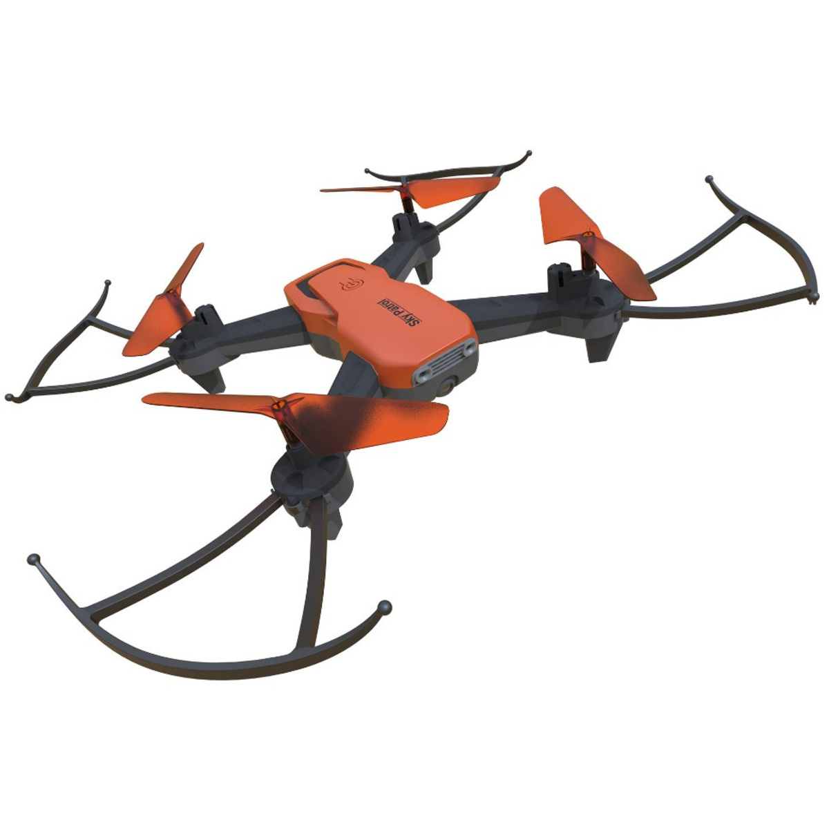 Квадрокоптер Hiper HQC-0030 SKY PATROL FPV 0.3Mpix VGA WiFi ПДУ (Цвет: Orange/Gray)