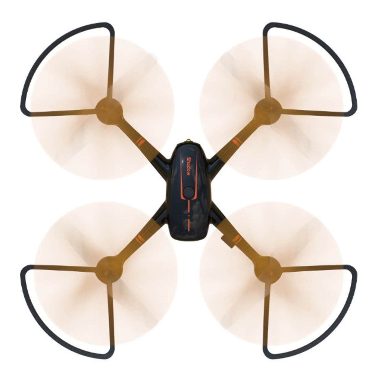 Квадрокоптер Hiper HQC-0001 SHADOW FPV 1Mpix 720p WiFi ПДУ (Цвет: Black/Orange)