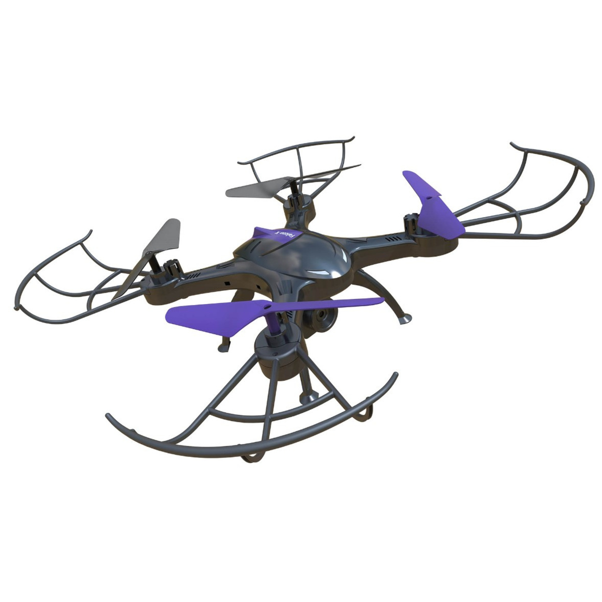 Квадрокоптер Hiper HQC-0003 Falcon X FPV 0.3Mpix VGA WiFi ПДУ (Цвет: Black/Purple)