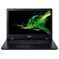 Ноутбук Acer Aspire 3 A317-52-33W5 Core i3 1005G1/8Gb/1Tb/SSD128Gb/DVD-RW/Intel UHD Graphics/17.3/HD+ (1600x900)/Windows 10 Professional/black/WiFi/BT/Cam