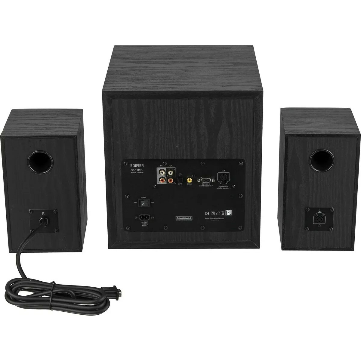 Колонки Edifier S351DB 2.1, черный