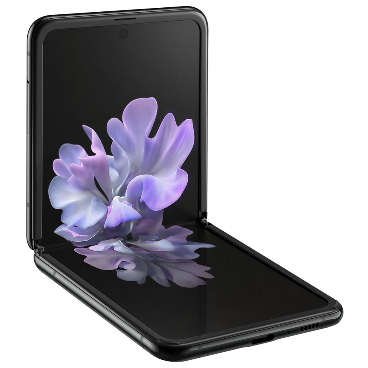 Смартфон Samsung Galaxy Z Flip SM-F700F / DS (NFC) (Цвет: Mirror Black)