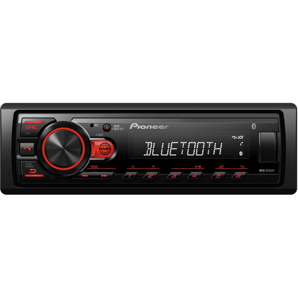 Автомагнитола Pioneer MVH-S235BT, черный