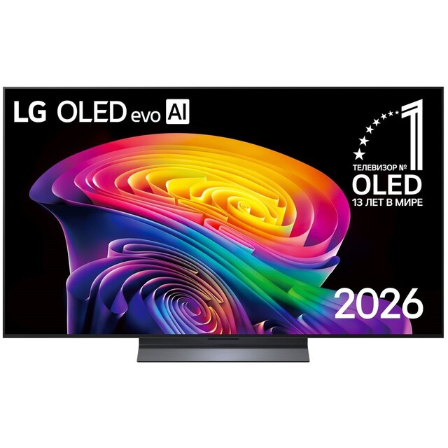 Телевизор LG 55" OLED55C6RLA.ARU, черный