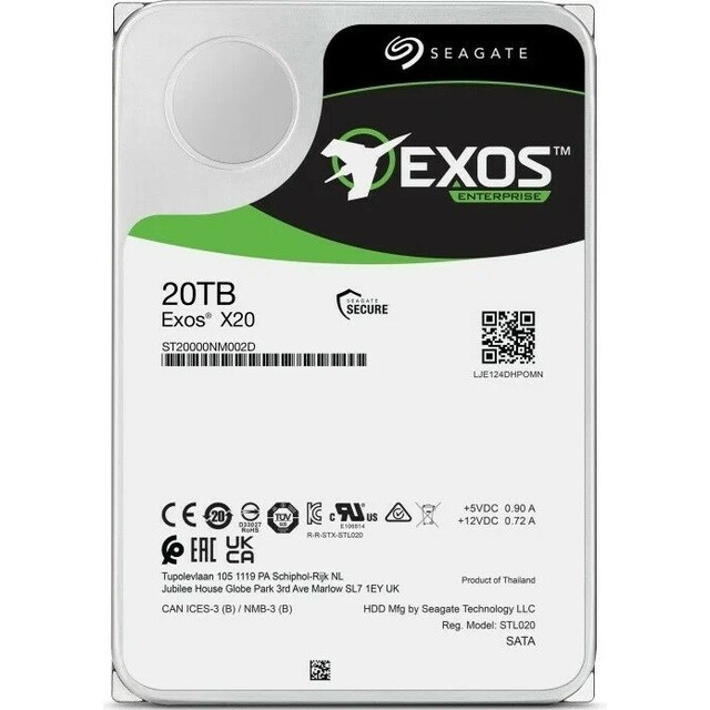 Жесткий диск Seagate SAS 20Tb ST20000NM002D 