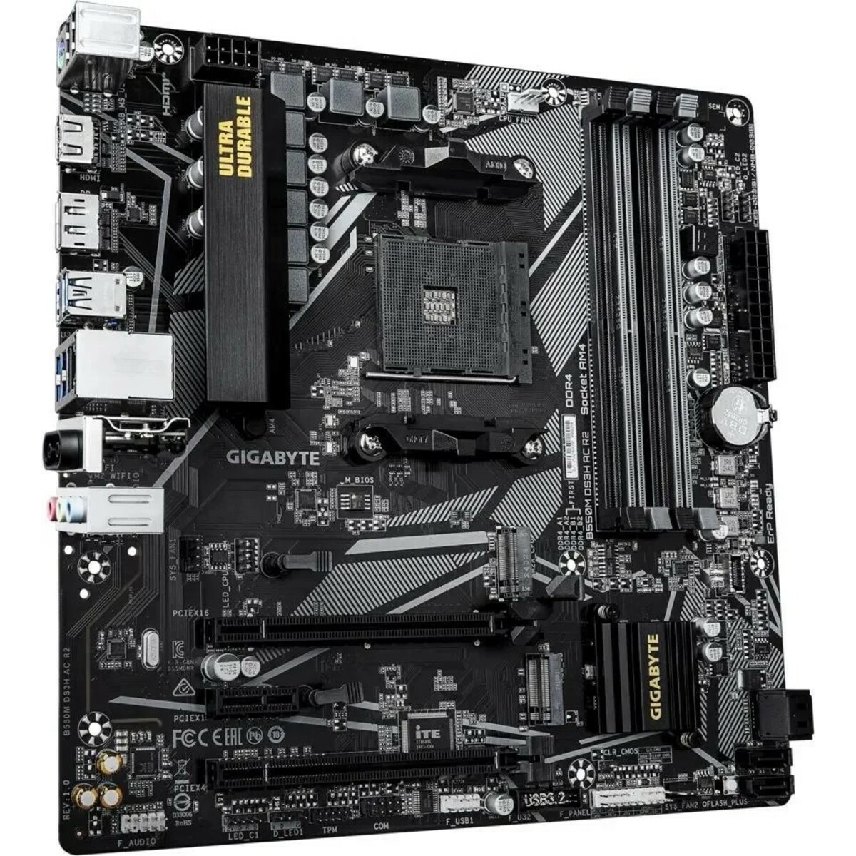 Материнская плата Gigabyte B550M DS3H AC R2 