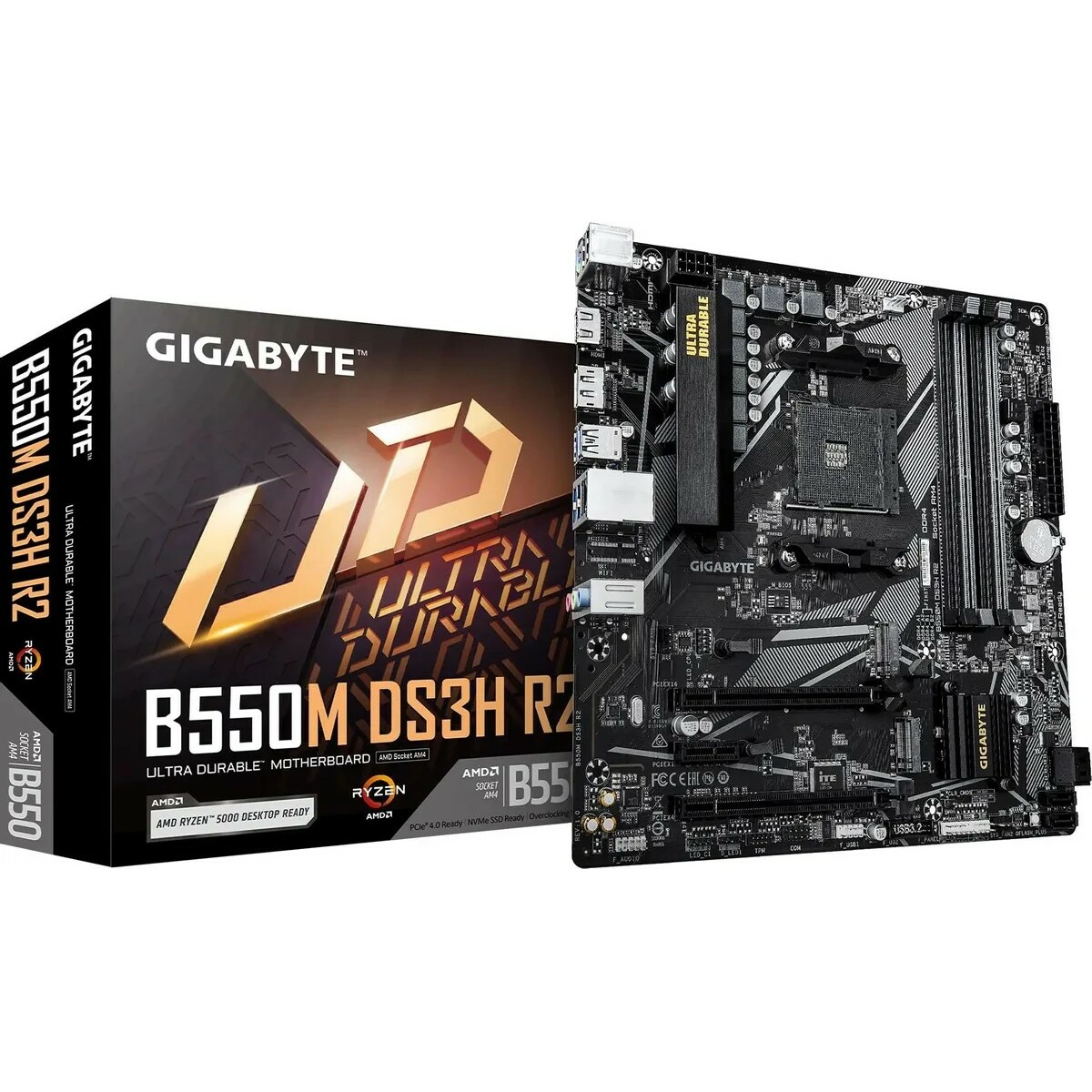 Материнская плата Gigabyte B550M DS3H R2