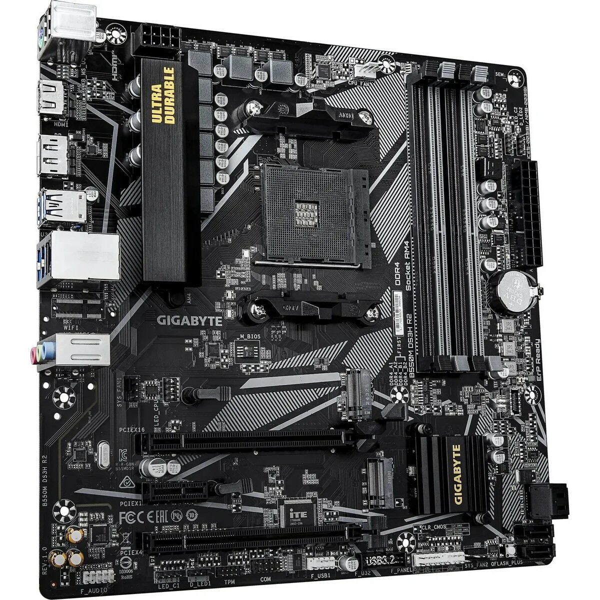 Материнская плата Gigabyte B550M DS3H R2